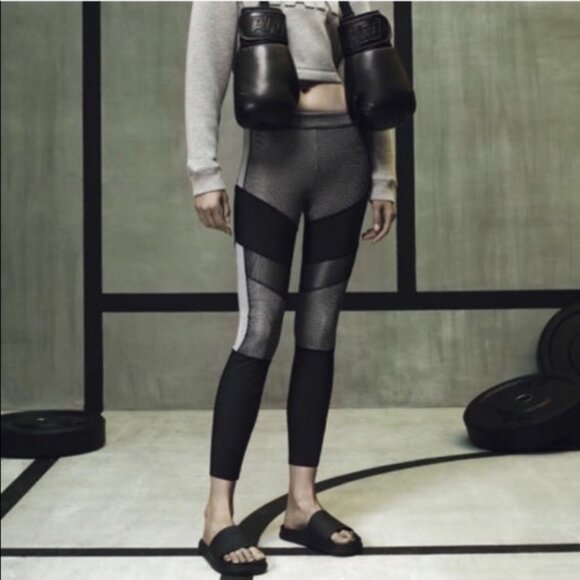 NEW Alexander Wang x H&M Leggings Black Size 4 NWT - Picture 4 of 10